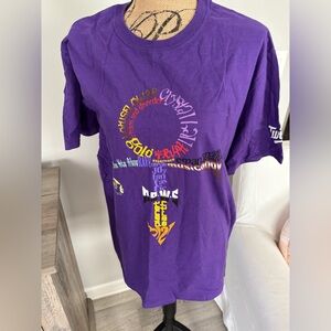 Prince Fruit of the Loom Rich Purple Tee xl